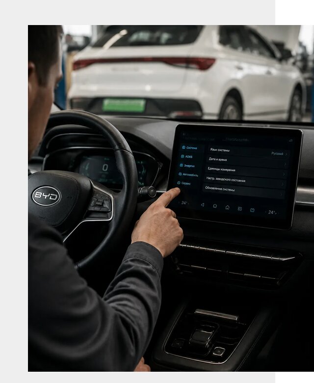 Русификация BYD E2 в Саянске от 15159 р. | ФастМобиль-Сск под ключ